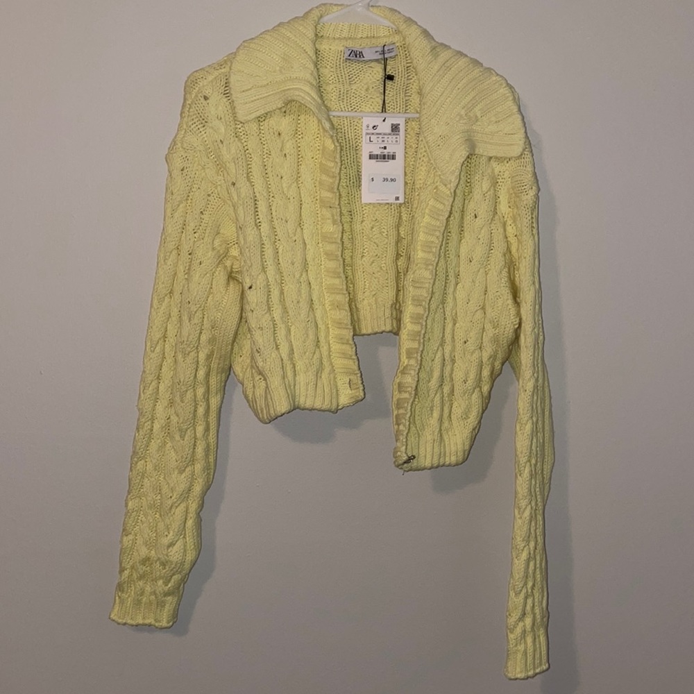 Zara cropped cardigan